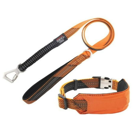 UPC: 0810010819192 | Pet Life ®  Geo-prene  2-in-1 Shock Absorbing Neoprene Padded Reflective Dog Leash and Collar