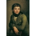 thumbnail image 3 of Friedrich Philipp Reinhold 11x14 Black Modern Framed Museum Art Print Titled - Self -Portrait (1800), 3 of 5