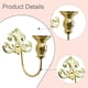 thumbnail image 5 of 2 candelabros de pared para velas, candelabros colgantes, adornos Oro, 5 of 5