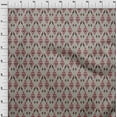 thumbnail image 3 of oneOone Polyester Lycra Fabric Argyle Style Ikat Print Fabric BTY 56 Inch Wide, 3 of 4