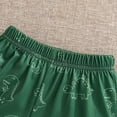 thumbnail image 5 of NOLDARES Baby Boy Summer Clothes 2pcs Graphic Crewneck Tee Cotton Drawstring Shorts Toddler Outfits(Green,12-18 M), 5 of 9