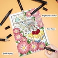 thumbnail image 4 of Set de marcadores Izzoni de 80 colores con doble punta para arte con alcohol, 4 of 7