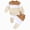 R222-Beige, variant on NOLDARES 2pcs Toddler Baby Boy Fall Winter Outfits Long Sleeve Crewneck Sweatshirt Tops Elastic Joggers Pants Set Cute Print Clothes Clothing(Beige,12-18 M)