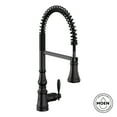 thumbnail image 6 of Moen S73104ew Weymouth 1.5 GPM Single Hole Pre-Rinse Pull Down Kitchen Faucet - Bronze, 6 of 7