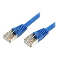 thumbnail image 1 of StarTech.com 6 ft. (1.8 m) Cat5e Ethernet Cable - Power Over Ethernet - Shielded - Blue - Ethernet Network Cable (S45PATCH6BL) - Patch cable - RJ-45 (M) to RJ-45 (M) - 6 ft - shielded - CAT 5e - molded, snagless - blue, 1 of 2