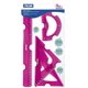thumbnail image 1 of Juego Geométrico Flexible Escolar Milan Acid Colores, 1 of 5