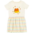 thumbnail image 3 of Inktastic Cute Halloween Candy Corn Girls Toddler Dress, 3 of 5