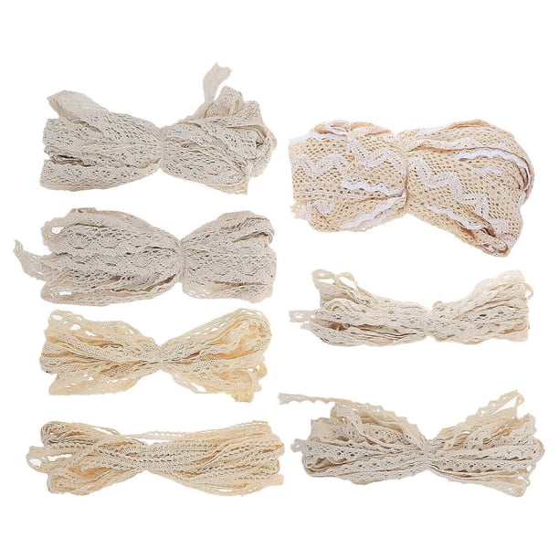 Delicate Lace Trim Garment Cotton Material for DIY 7 Rolls Decoration