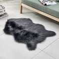 thumbnail image 1 of Wool Imitation Sheepskin Rugs Faux Non Slip Bedroom Carpet Mats, 1 of 2
