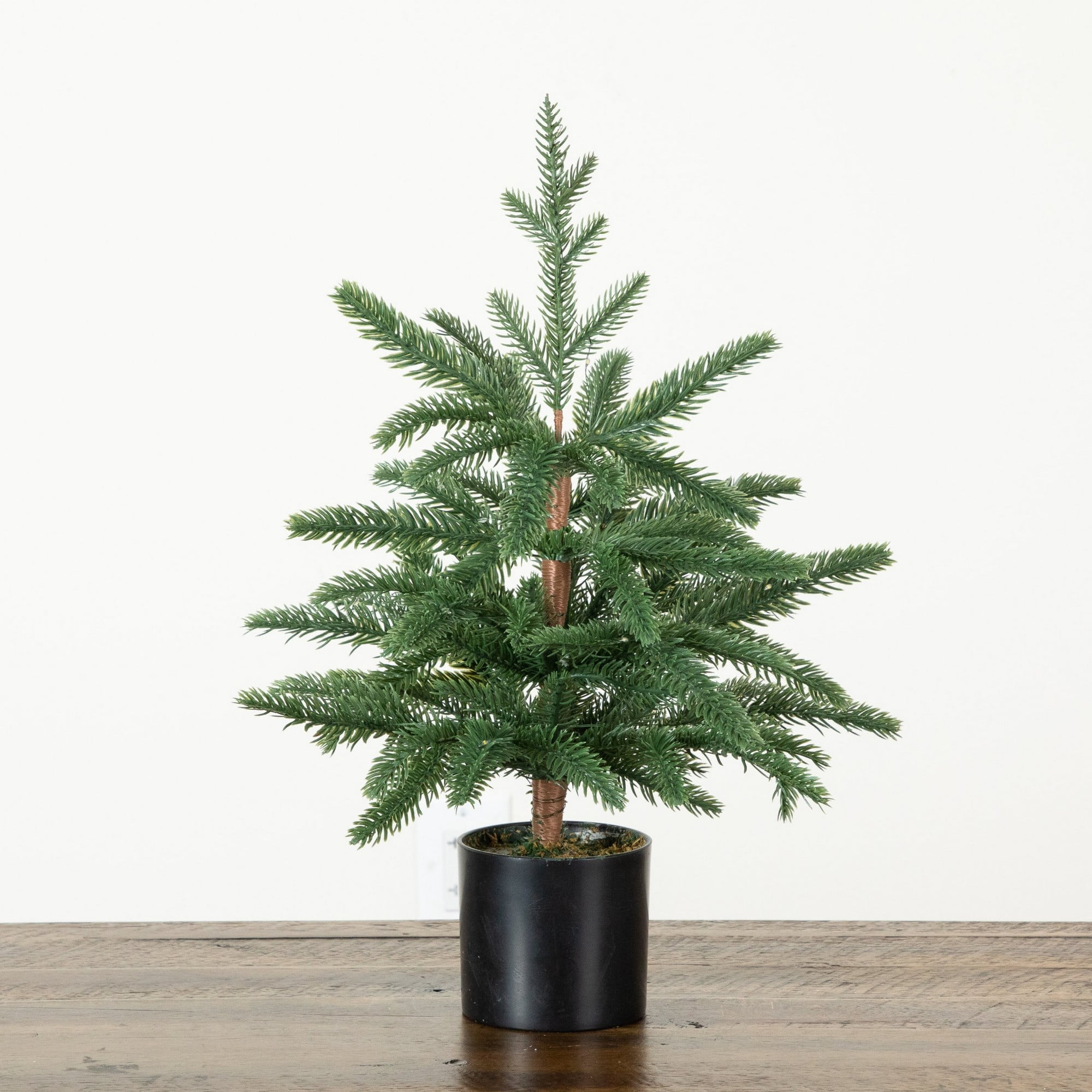 18in. Pre-Lit Artificial Christmas Tree with 12 LED Lights