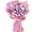 Purple, variant on Handmade Crochet Flower Bouquet, Cute Chunky Knitted Roses Gift for Mom Wife Valentine’s Day Home Decor