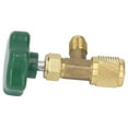 Air Conditioning Refrigerant Valve Copper ABS Leak Proof 1/4in SAE ...