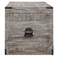 thumbnail image 5 of Golden Mateo Solid Wood Trunk End Table in Gray, 5 of 9