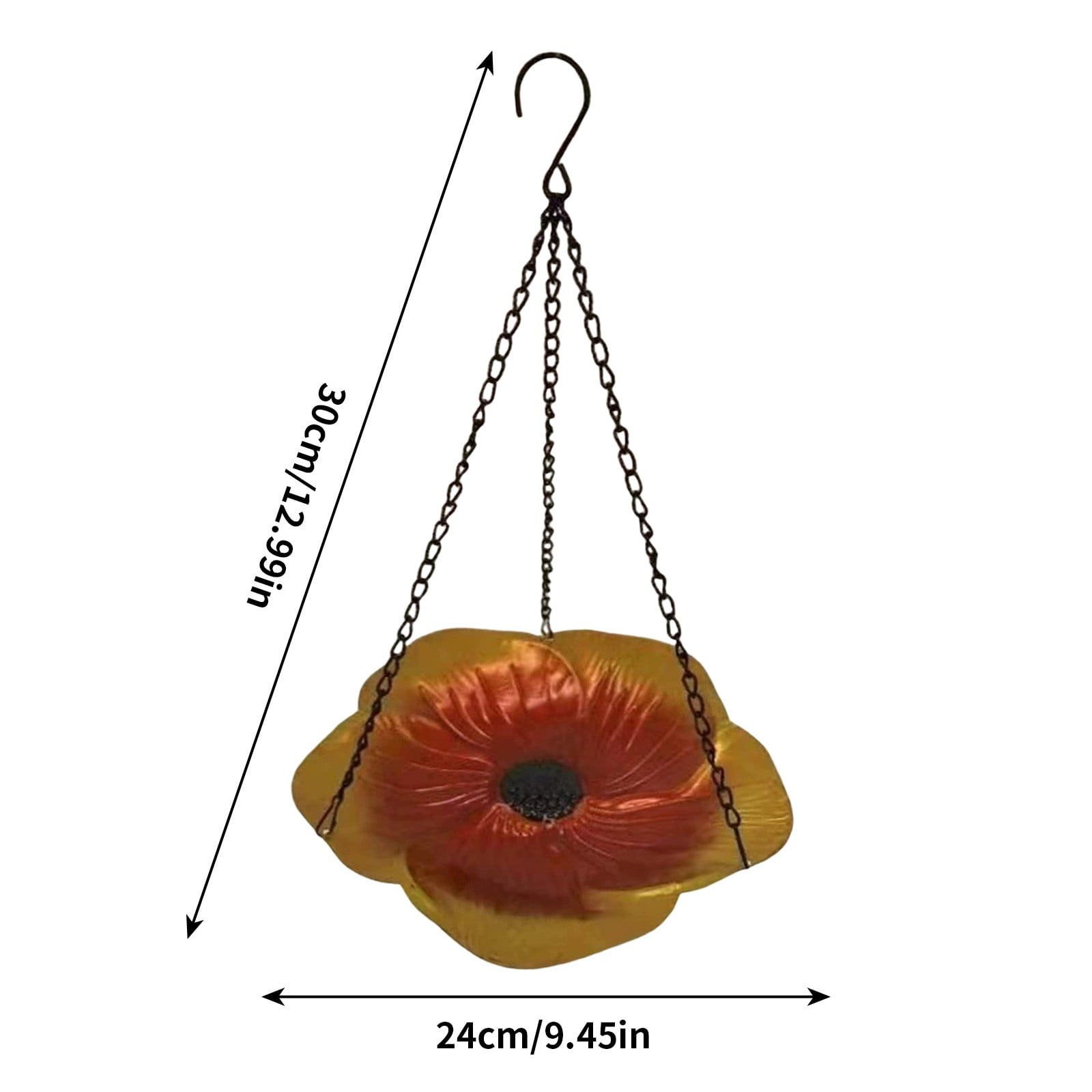 Uiz Merueh Squirrel Proof Bird Feeders Metal Leak Proof Hummingbird Feeder Garden Gifts for Women Mom Friends Birds Lovers Decoration for Yard,Patio,Lawn,Christmas