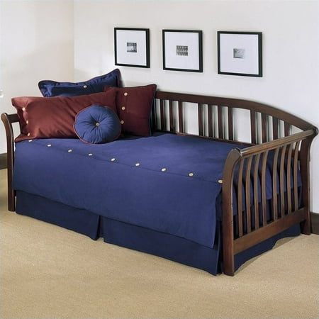 Fashion Bed M Wood Daybed In Mahogany Finish With Pop Up Trundle Fashion Bed M Wood Daybed In Mahogany Finish With Pop Up Trundle