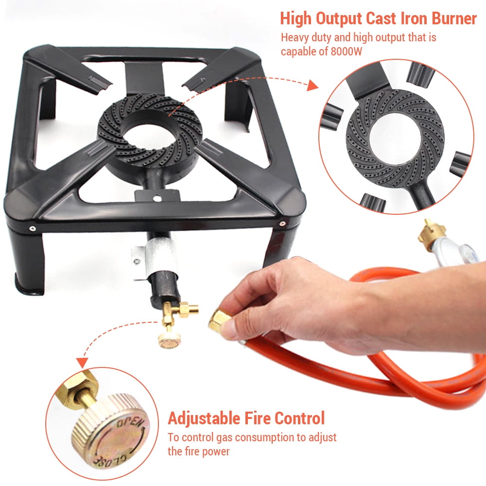 Eccomum Portable Camping Stove Butane GAS Stove, 2900W Outdoor Camping