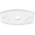 thumbnail image 2 of Ekena Millwork CMP20X13KY-03000 3 in. ID x 10.75 in. Rectangle Kailey Architectural Grade PVC Contemporain Médaillon de Plafond, 2 of 11