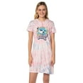 thumbnail image 6 of Peanuts Women's Snoopy Feelin Groovy Nightgown Sleep Pajama Shirt, 6 of 6