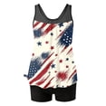thumbnail image 6 of 4th Of July Two Piece Tankini Swimsuit for Women 2026 Tummy Control Full Coverage Bathing Suits, 6 of 7