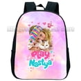 thumbnail image 1 of Like Nastya Backpack Fashion Backpack Cute Children's Schoolbag High Quality, 1 of 4