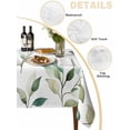 thumbnail image 2 of Plant Green Table Cloth 60x102 Inch Rectangle, Farmhouse Eucalyptus Leaf Watercolor Waterproof Tablecloth Washable Table Cover for Party Picnic Dinner Decor, 2 of 9
