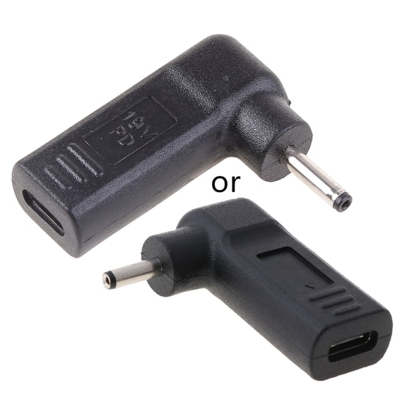 Home Office Laptop Charging Connector Type-C to DC 3.0x1.1mm Plug Power Adapter