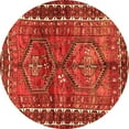 thumbnail image 1 of Ahgly Company Indoor Round Persian Orange Traditional Area Rugs, 7' Round, 1 of 1