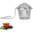 thumbnail image 1 of Tamiz De Té De Acero Inoxidable, Para Bolsas De Especias De Té Sueltas, Con Cadena Y Cierre (m)5*5*3.5cm, 1 of 5