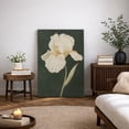 thumbnail image 4 of Canvas Wall Art White Iris Botanical Print for Living Room Decoration - 16x24, 4 of 8
