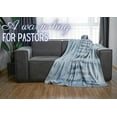 thumbnail image 6 of Pastor Appreciation Gifts for Men, Throw Blanket - Thank You Presents for Christmas, Pastor Day, Birthday - Ideas Gift Decoration 50" x 65" - Black, 6 of 6