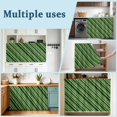 thumbnail image 6 of Green Striped Cabinet Curtains 28"x51" Sink Skirt for Bathroom Kitchen, Modern Geometric Minimalist Lines Self Stick Adhesive Under Desk Covers Tall Laundry Cabinet Storage Organizer, 6 of 8