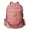 Pink, variant on PU Leather Capacity Convertible Backpack Women Bag Women Backpack Fashion Casual Large Capacity Bag