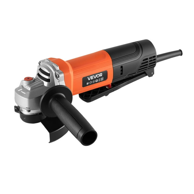 VEVOR Meuleuse d'Angle 4-1/2 Pouces 8A Meuleuse Électrique Outil Électrique 12000RPM Haute Vitesse