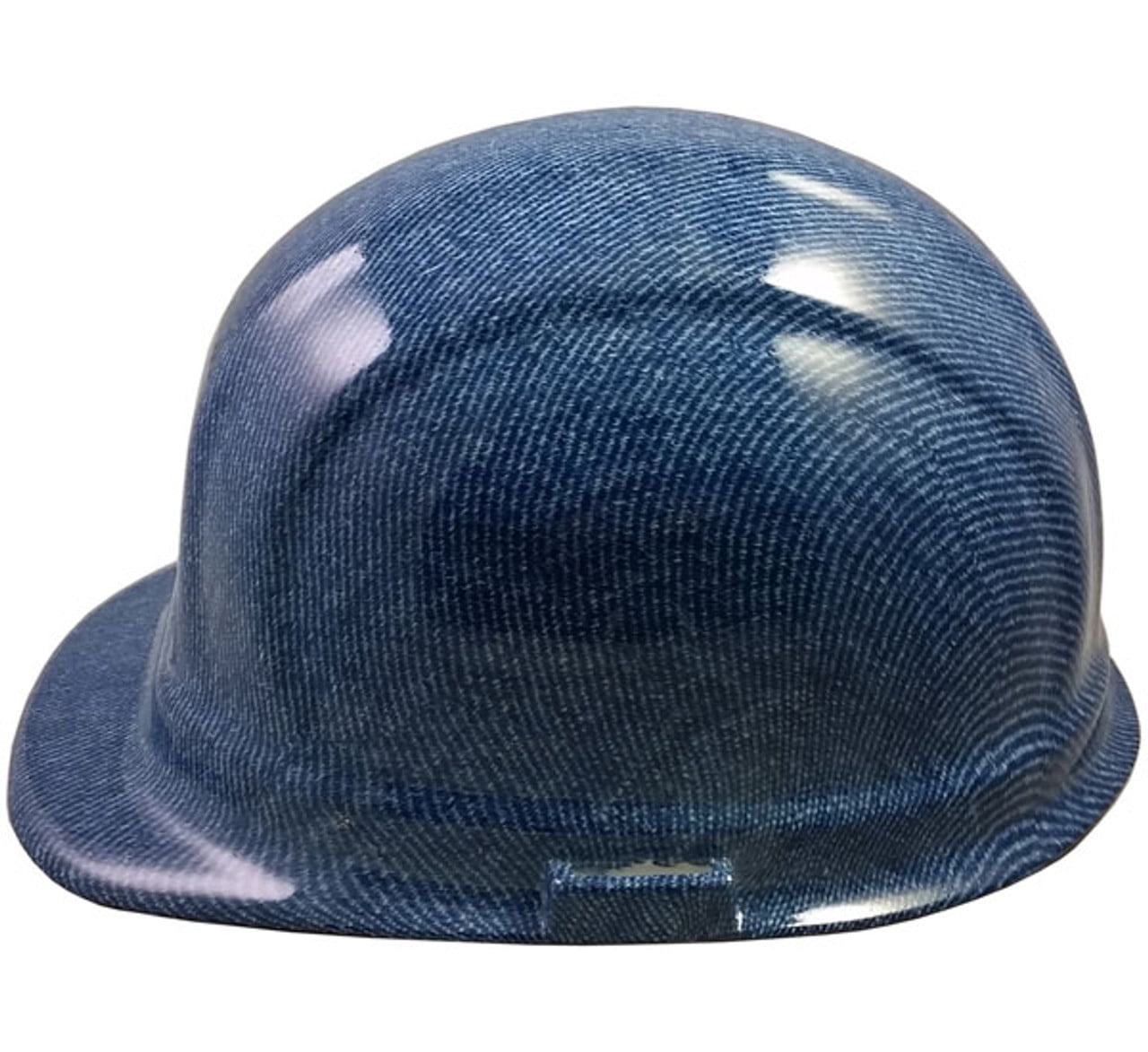 Blue Denim Hydro Dipped Hard Hats Cap Style