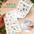 thumbnail image 4 of Decoraciones navideñas de papel higiénico, regalos de papel higiénico con patrón de árbol de Navidad de colores, regalos navideños, servilletas de tejido divertidas, 4 of 5