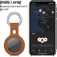 thumbnail image 6 of ePacks Air Tag Keychain for Apple Airtags Holder , 4 Pack Protective Leather Airtags Case Tracker Cover with Air Tag Holder, Airtag Key Ring Compatible with Apple New AirTag Dog Collar (Multi-Color), 6 of 6