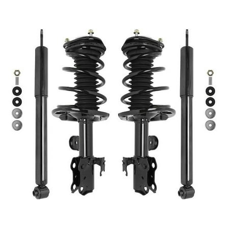 Front and Rear Suspension Strut and Shock Absorber Assembly Kit - Compatible with 2011 - 2016 Scion tC 2012 2013 2014 2015