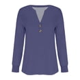 thumbnail image 5 of ZJXFGS Cute Blouses for Women Women'S Shirts Fall Shirts Tops for Women Trendy Cooling Shirts Y2K Tops for Women Ladies Blouses Concert Tops for Women Blue M, 5 of 7