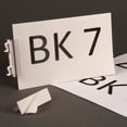 thumbnail image 4 of AIGNER Warehouse Aisle Pallet Rack Sign Kit - 5-1/2x8-1/2" - White, 4 of 4