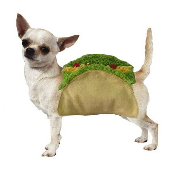 Taco Dog Halloween Costume High Quality Detailed Velcro Shell & Food Toppings (Size 6)