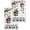 Brown Ivory, variant on Sweet Home Kitchen Dish Towels for Drying Dishes Set of 2, Western Stars Bird Houses Farmhouse Retro Waffle Weave Microfiber Hand Tea Bathroom Towels Quick Dry & Absorbent Towel 12x12