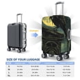 thumbnail image 3 of Salouo MoonNight Sky Crow Pattern Travel Dust-proof Suitcase Cover, Softside Suitcase Protector Luggage Cover Protector for 18-32inch ,Not Included Suitcase, 3 of 8
