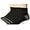 Black, variant on Fruit of the Loom Men's Ankle Socks 6-Pack Shoe Size: 6-12, Black