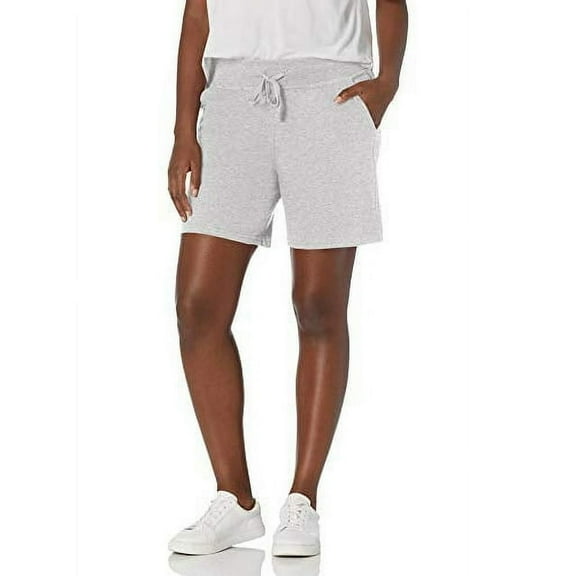 Hanes Women's Jersey Short, Light Steel, Small