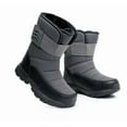 thumbnail image 3 of Winter Steel Toe Boots for Men Comfortable Insulated Warm Slip on Snow Boots anti slip Puncture Proof Men's Safety Toe Work Shoes for Industry Construction Outdoor, 3 of 6