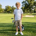 thumbnail image 2 of FYDUU Boys Polo Shirts Short Sleeve Active Casual Collared Tops Graphic Printed Classic Fit Golf Shirts Kids School Shirts Comfort Wear 5-6 Years, 2 of 5
