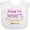 AA-White, variant on Inktastic Child Funny Today Im Mimis Problem Girls Baby Bib