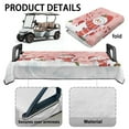 thumbnail image 6 of Yuyamidu Cute Snowman Golf Cart Seat Covers Pink Flannel Golf Cart Seat Towel Blanket Christmas Warm Club Car Cushion Covers Decor, 6 of 8