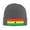 Deep Heather, variant on Ghanaians-Flag Winter Beanie Hats for Men Women Warm Cozy Knitted Cuffed Skull Cap Black