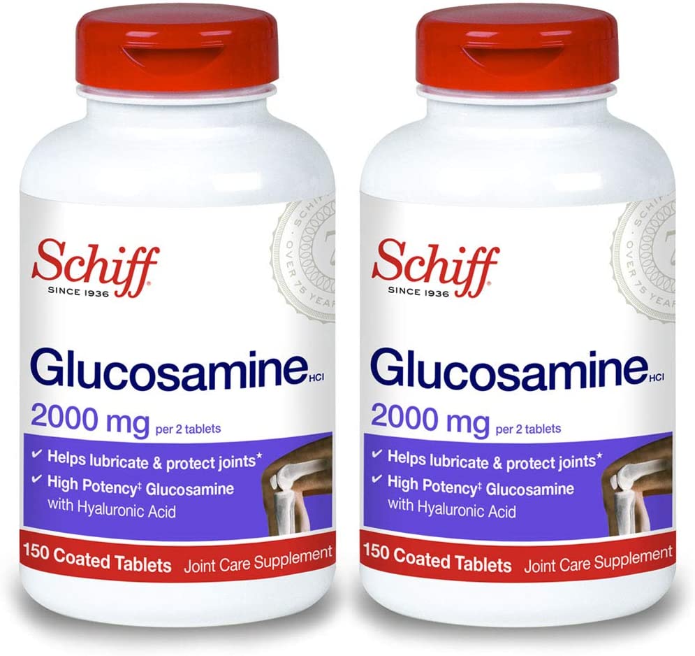 Schiff Glucosamine With Hyaluronic Acid, 2000mg Glucosamine, Joint Care